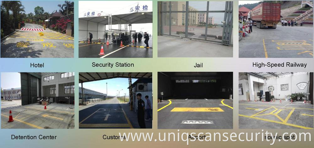 UVSS/UVIS Car Inspection Surveillance System used for security check in prison,hotel ,exhibition center etc UV300-F